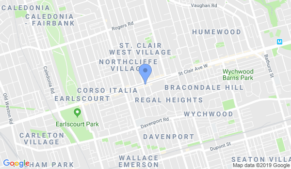 Axe Capoeira Toronto location Map